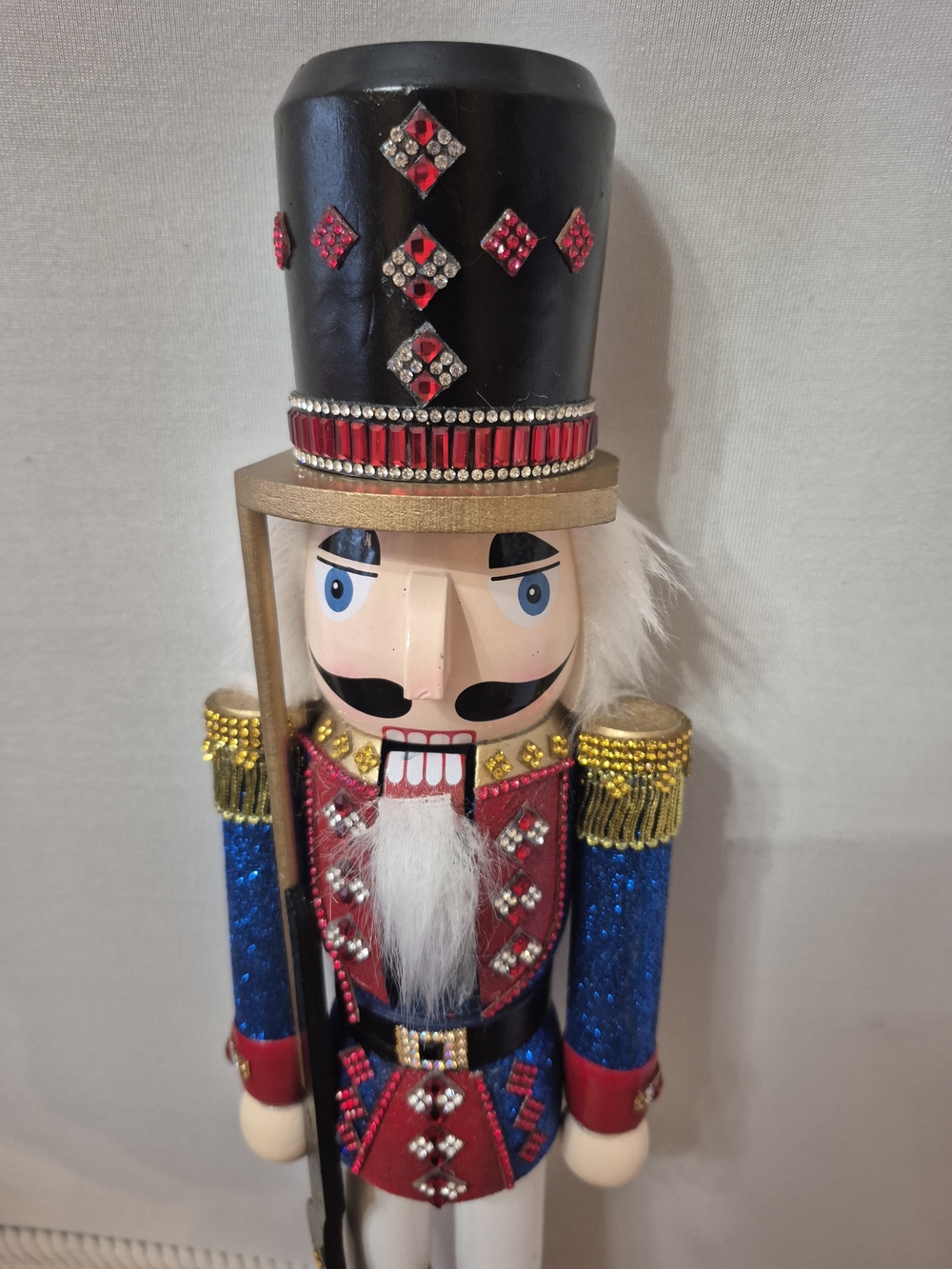 Nutcracker soldier Holiday Decor Red & Blue